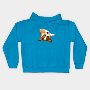 Corgi Roll Kids Hoodie